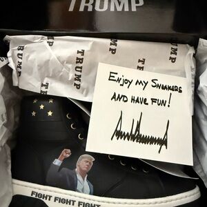 Black and White Athletic Shoes